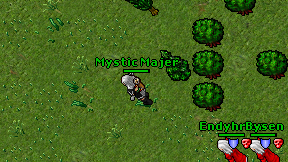 Mystic Majer on screen