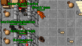 Bleck'gun on screen