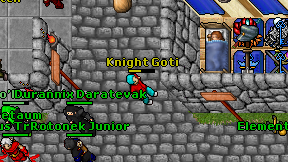 Knight Goti on screen