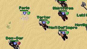 Vertor on screen