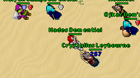 Hades Dem ential on screen