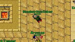 Shadow Hentuker on screen