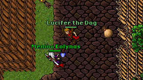 Lucifer the Dog on screen