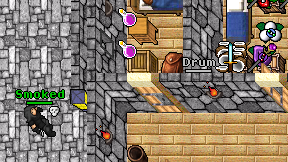 Drum on screen