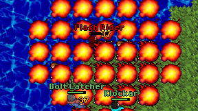 Flash Rider on screen