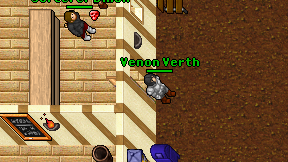 Venon Verth on screen