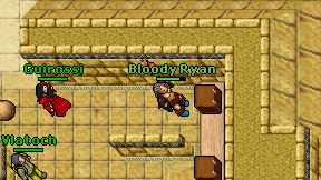 Bloody Ryan on screen