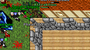 Phear Daemon on screen