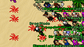 Drag Blade on screen