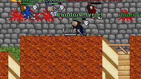 Flicts on screen