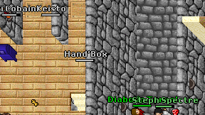 Hand'Box on screen