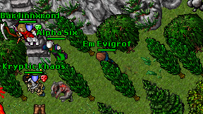 Em Evigrof on screen