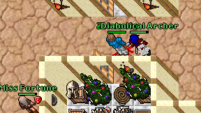 Diabolical Archer on screen