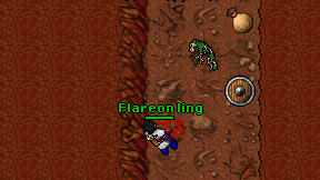 Flareon ling on screen