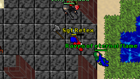 Sgt Retex on screen