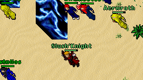 Slush'Knight on screen