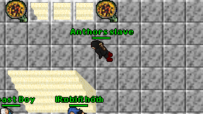 Anthors slave on screen
