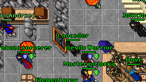 Lancador on screen