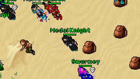 Medal Knight on screen