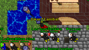 Dwarf Canibal on screen