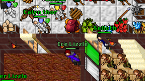 Ice Lizzle on screen