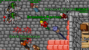 Bruninha Warrior on screen