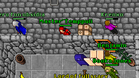 Master'Temppuli on screen
