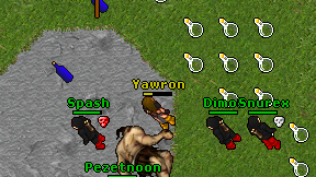 Yawron on screen