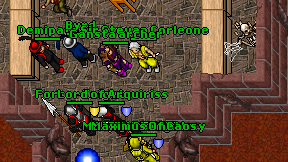 Gansta archer on screen