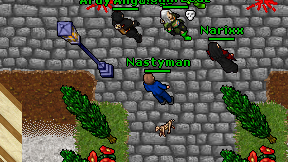 Nastyman on screen