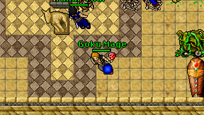 Goku Mage on screen