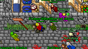 Flame Cloud on screen
