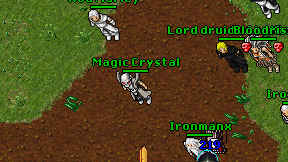 Magic Crystal on screen