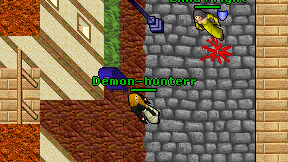 Demon-hunterr on screen