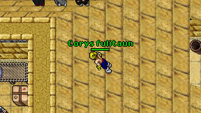 Corys fulitaun on screen