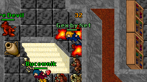 Gex by Net on screen