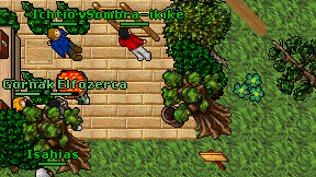 Sombra-ikike on screen