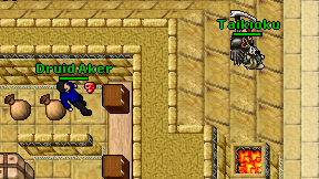 Druid Aker on screen