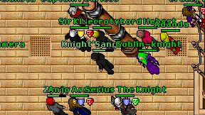 Knight'Sangrento on screen
