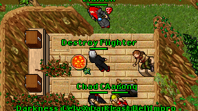 Destroy Fiighter on screen