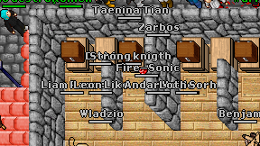 Strong knigth on screen