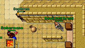 Devil Hell Druid on screen