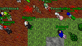 Blinkyz on screen
