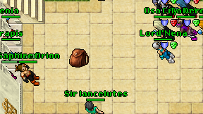 Sir lancelutes on screen