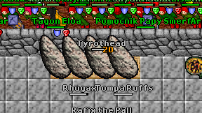 Tyrothead on screen