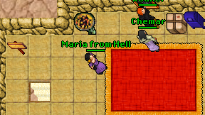 Maria from Hell on screen