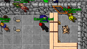Knight Axl on screen