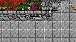 Mythical Warrior on screen