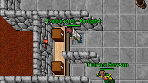 Fabexut-Knight on screen