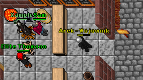 Arek-Wojownik on screen